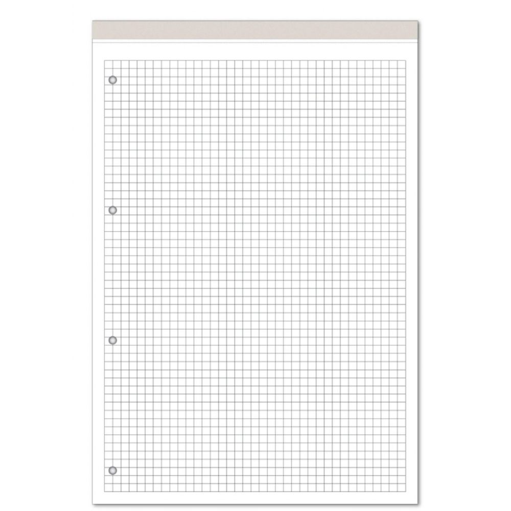 Блокнот 100л, А4, клетка, склейка, Attache, микроперфорация