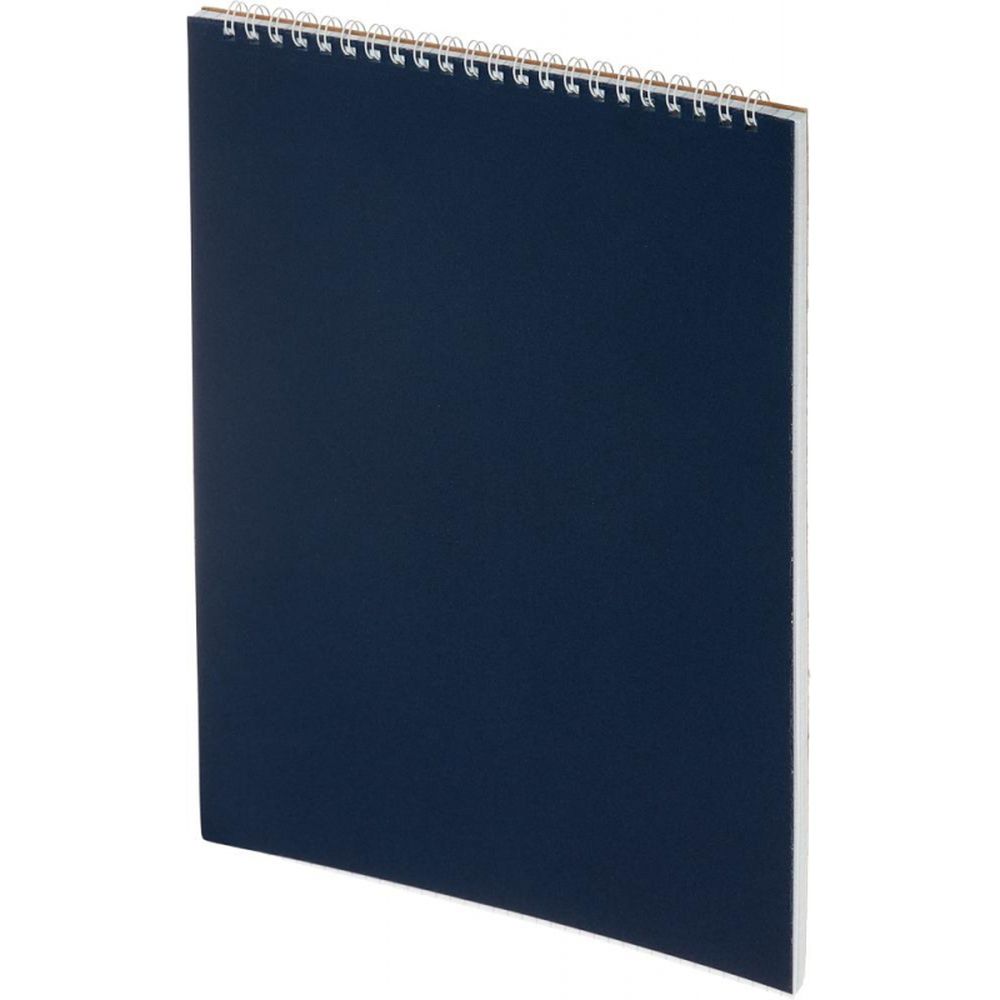 Блокнот 60л, А4, клетка, спираль, Attache, синий