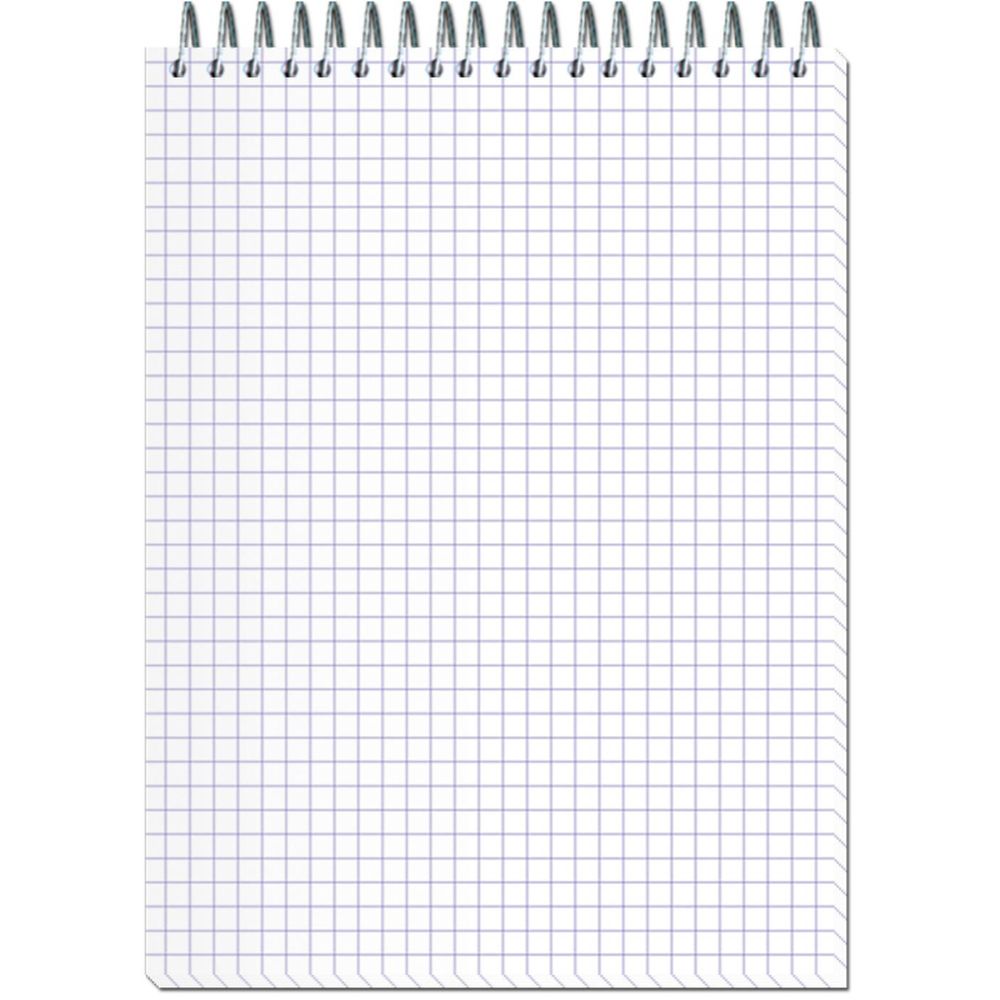 Блокнот 60л, А5, клетка, спираль, STENOGRAPHY, ассорти