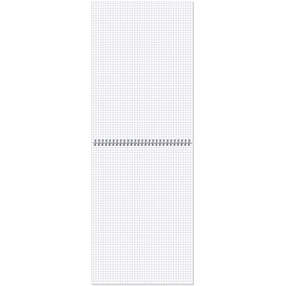 Блокнот 80л, А4, клетка, спираль, ATTACHE, обл. пластик, синий