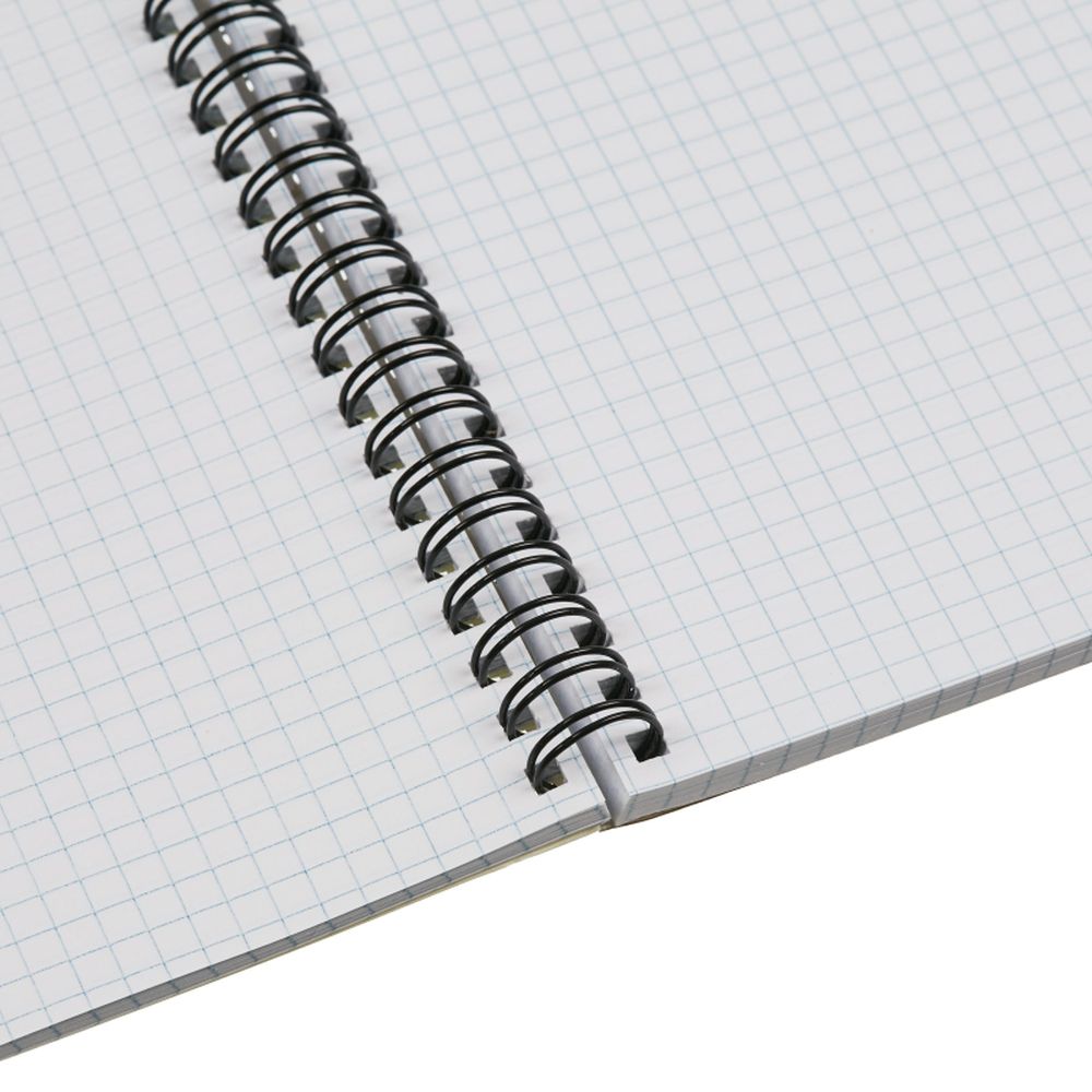 Тетрадь 120л, А4, клетка, спираль, Attache Nature