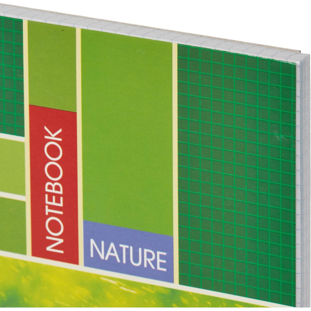 Тетрадь 120л, А4, клетка, спираль, Attache Nature