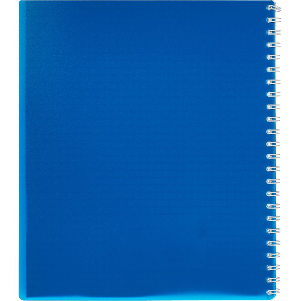 Тетрадь 48л, А5, клетка, спираль, Attache, обл. пластик, однотон. Ассорти