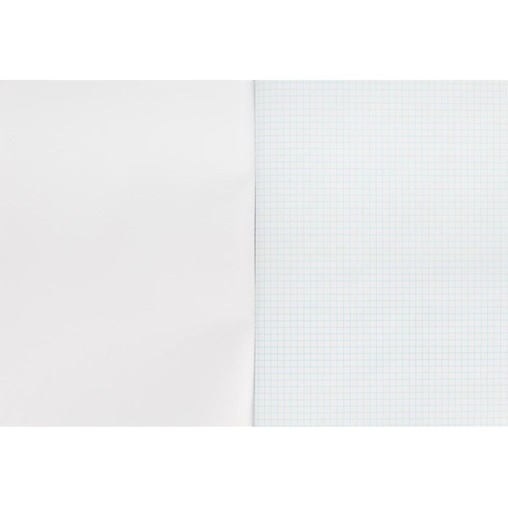 Тетрадь 96л, А4, клетка, скрепка, Лотос, обл. бумвинил, ассорти