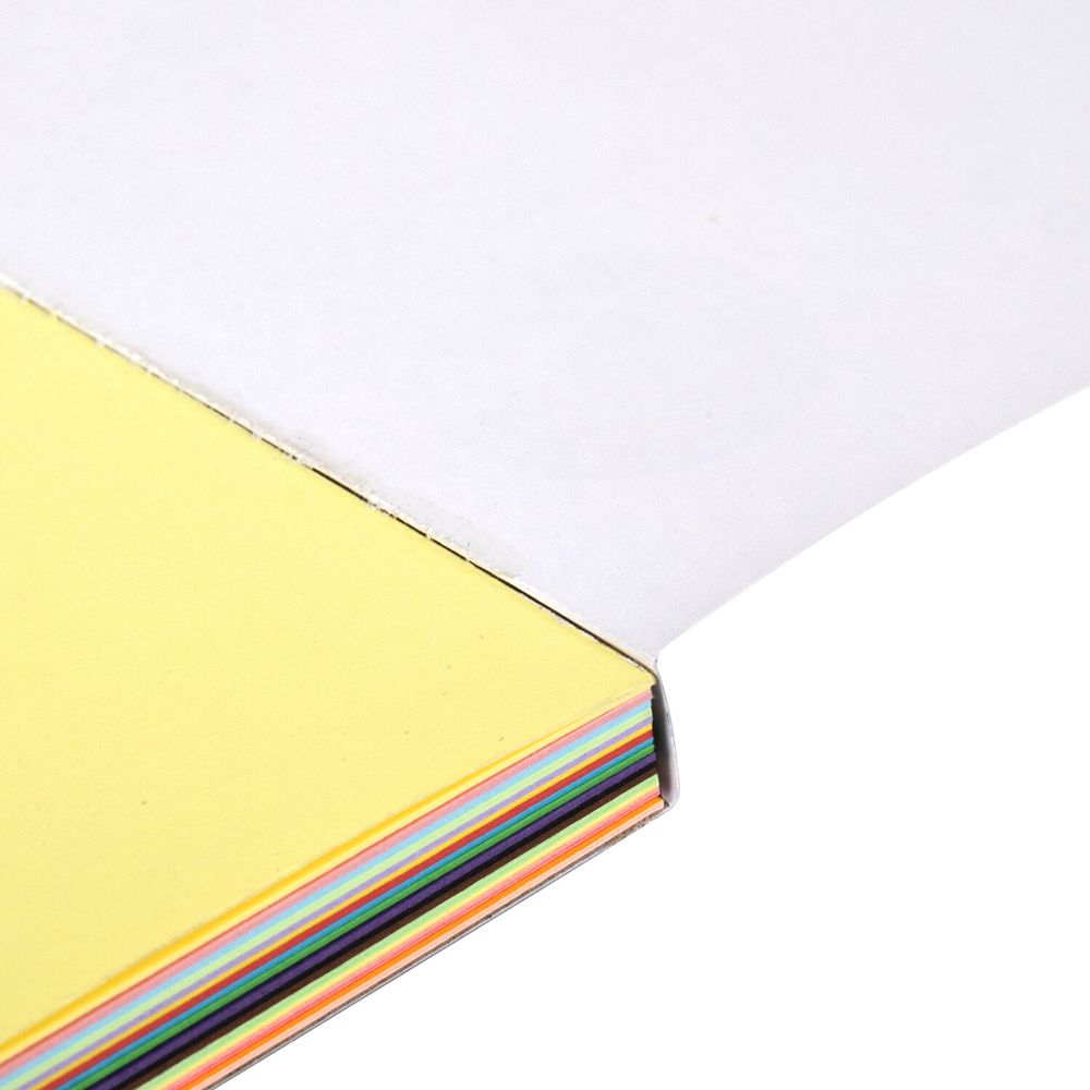 Картон цветной А4 ТОНИРОВАННЫЙ В МАССЕ, 48 листов 16 цветов (+ неон), склейка