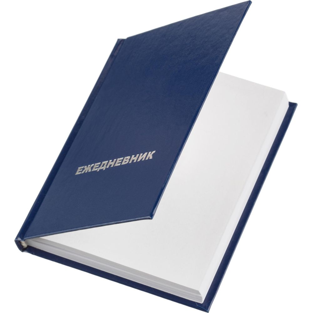 Ежедневник недатированный, Attache Economy,бумвинил,синий,А6,105х140мм,128л