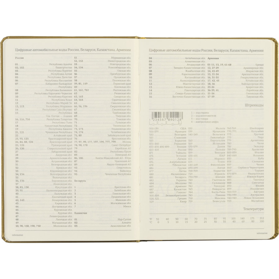 Ежедневник недатированный, золото, А5 145Х215мм, 160л, Br.V.MEGAPOLIS 3-281/08