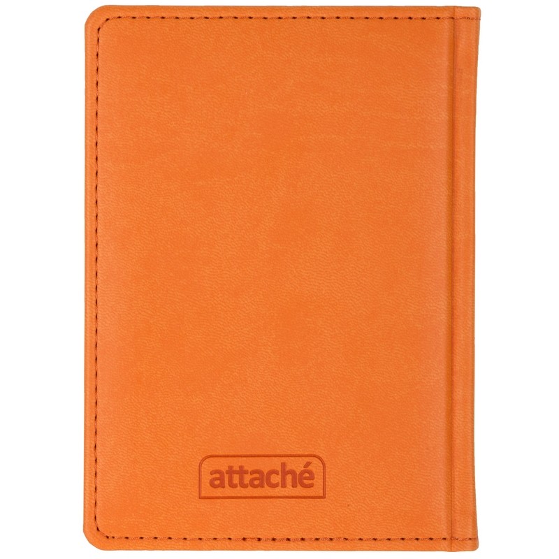 Ежедневник недатированный, оранжевый, А6, 110х155мм, 176л, ATTACHE Сиам