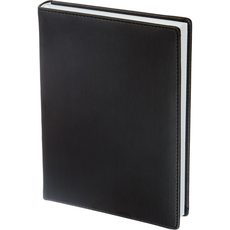 Ежедневник недатированный, черный, А5, 140х200мм, 320 стр, Velvet