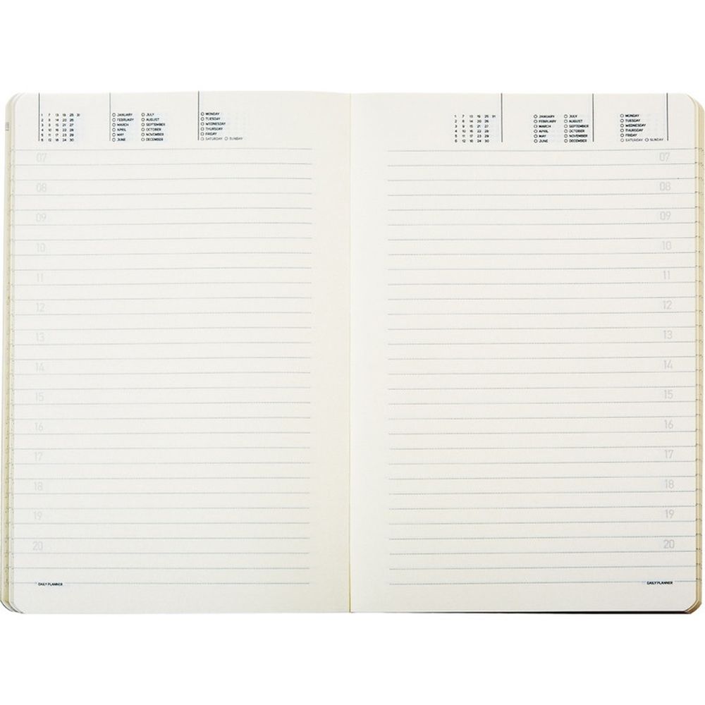 Ежедневник недатированный А5, 176л, MEGAPOLIS FLEX желтый