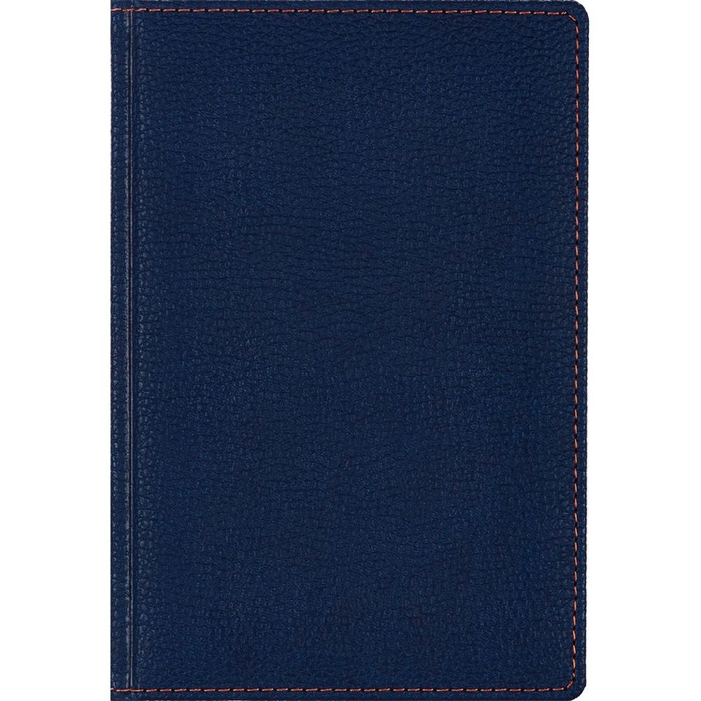 Ежедневник недатированный А5, 142x210мм, 176л, синий, оранжев.простр. АТТАСНЕ Bizon