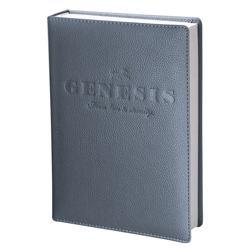 Ежедневник недатированный серый, А5, 160л., Genesis