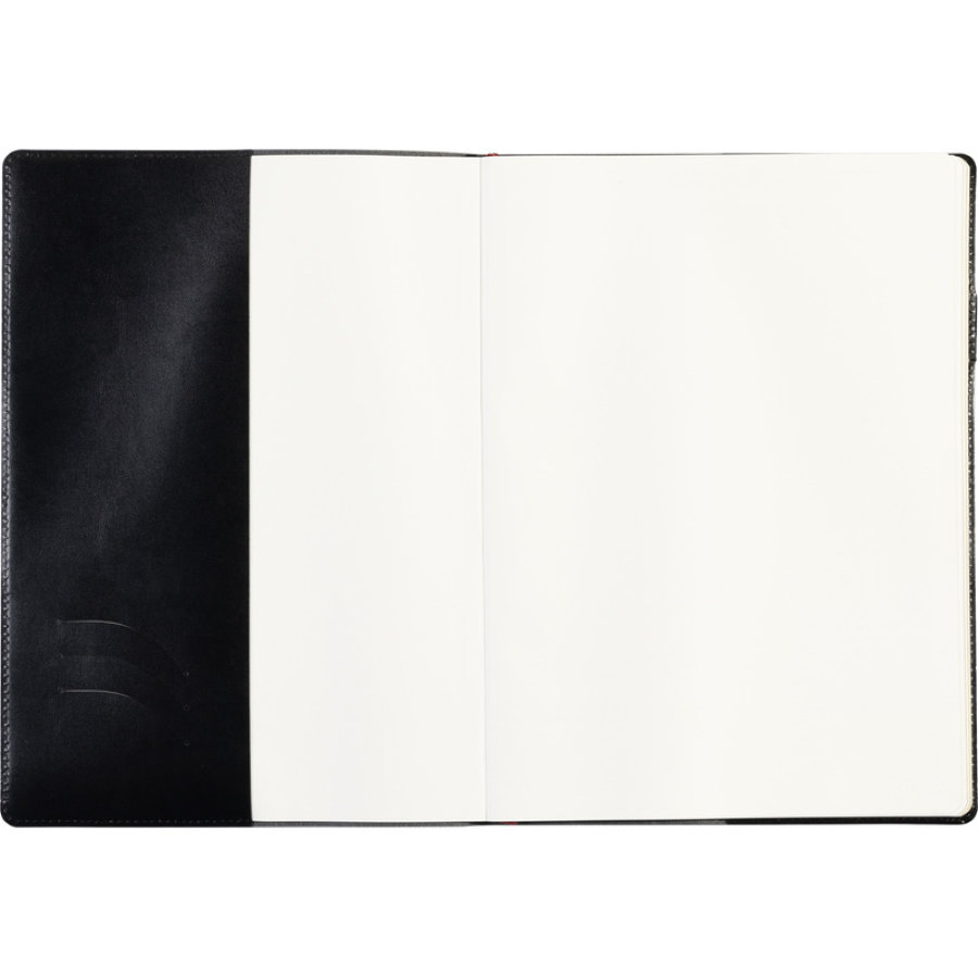 Еженедельник недатированный, черный, кожа, A4, , 64л, Br.V.PROFY