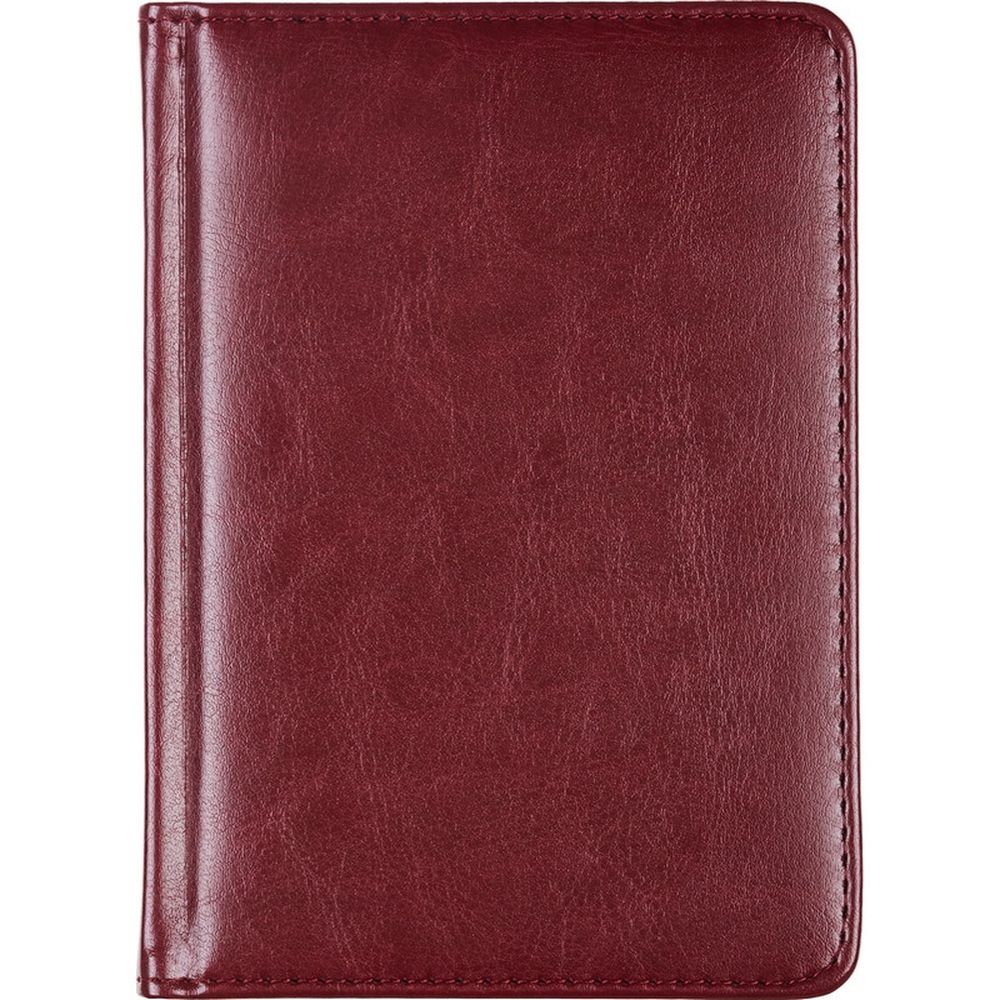 Ежедневник недатированный  A6+, 136л, SIDNEY NEBRASKA бордовый