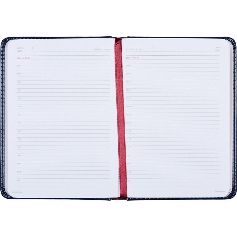 Ежедневник недатированный  A6+, 136л, SIDNEY NEBRASKA синий