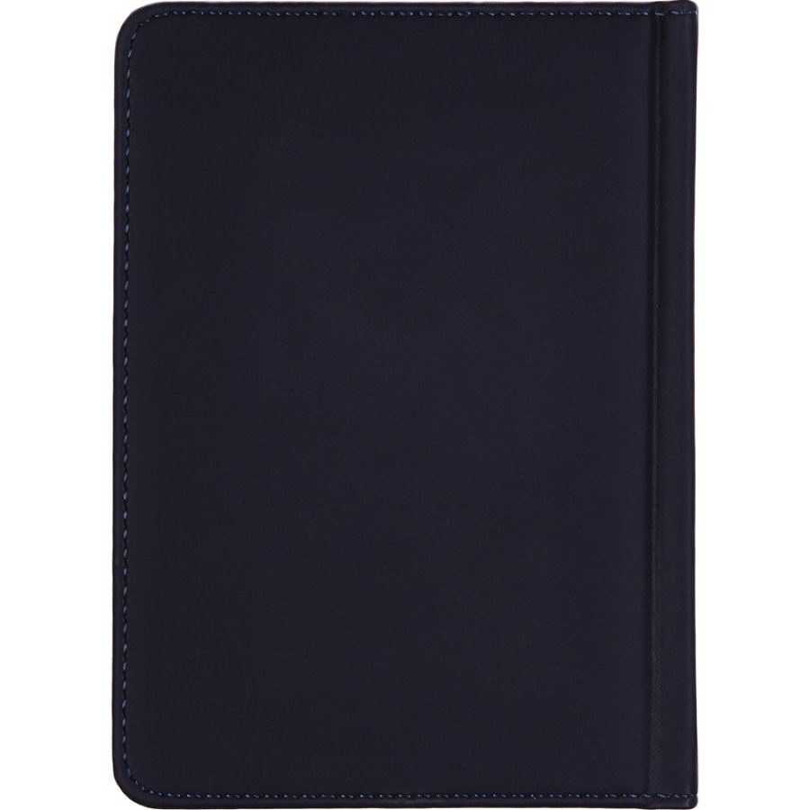 Ежедневник недатированный  A6+, 136л, VELVET  темно-синий navy