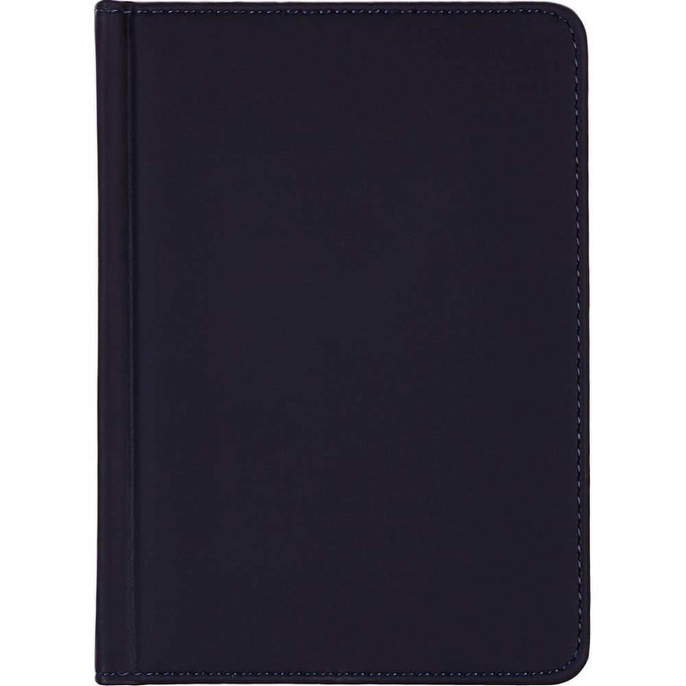 Ежедневник недатированный  A6+, 136л, VELVET  темно-синий navy