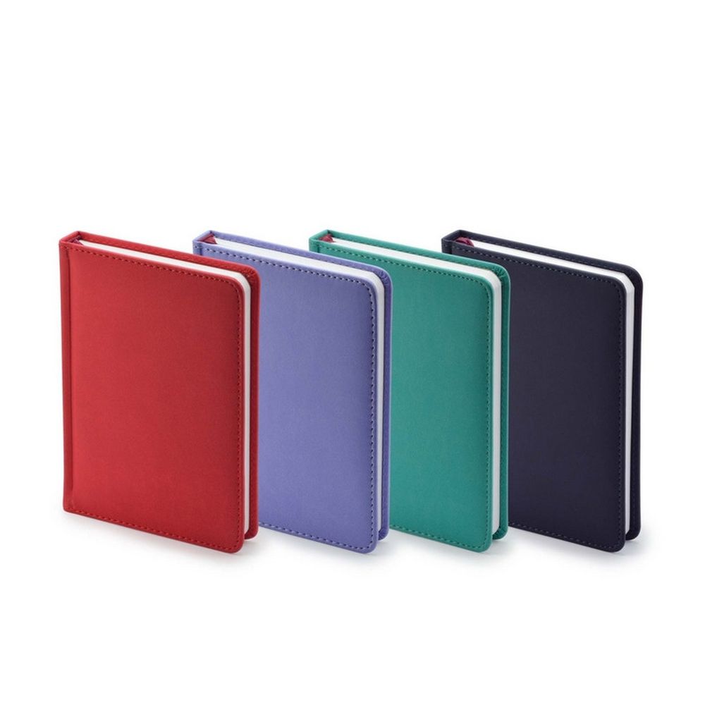 Ежедневник недатированный  A6+, 136л, VELVET  темно-синий navy