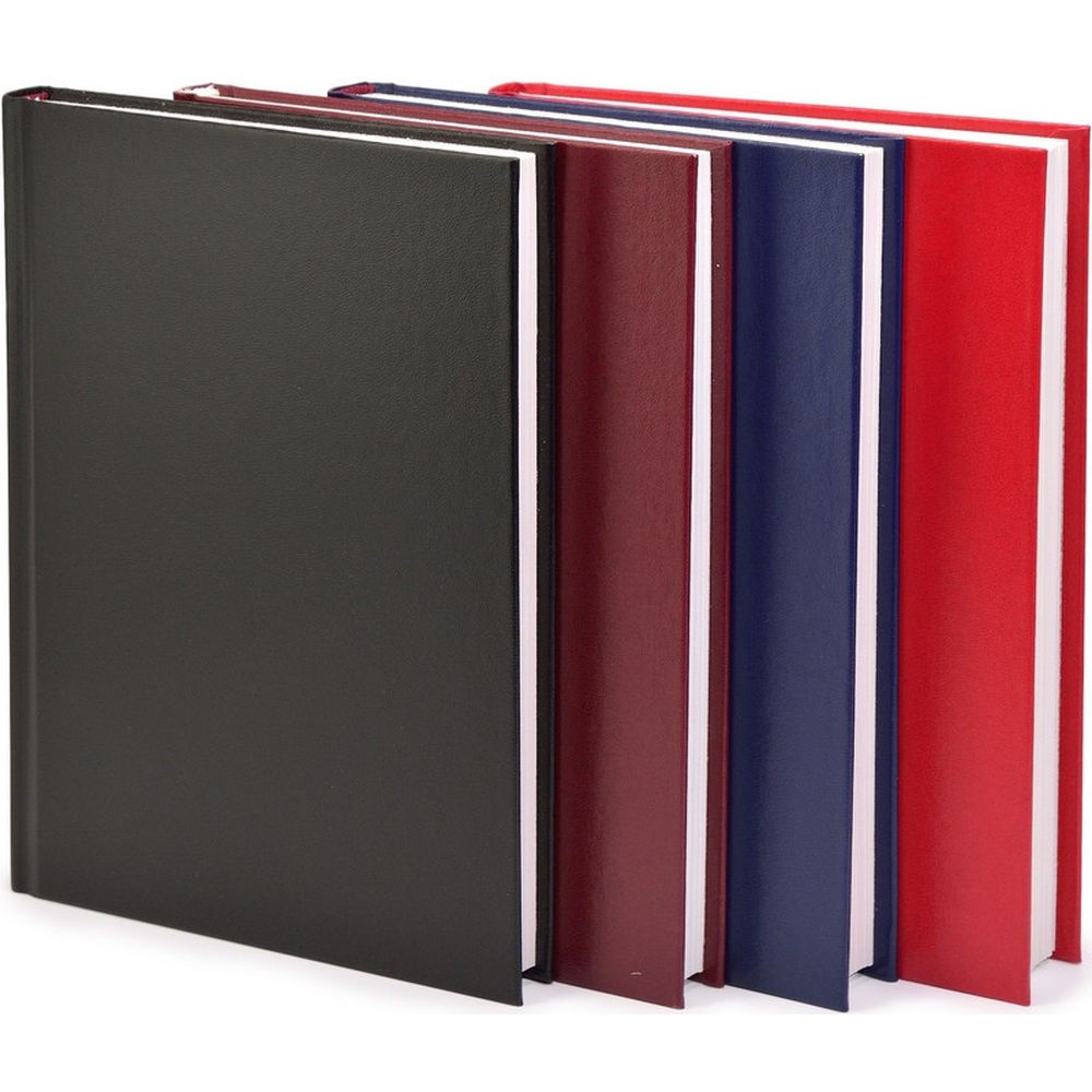 Ежедневник недатированный А5+, 136л, IDEAL NEW красный