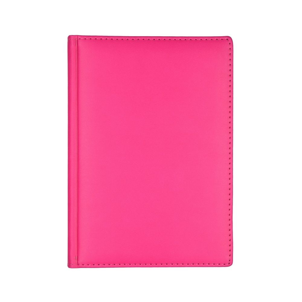 Ежедневник недатированный  А5+, 136л, VELVET розовый 