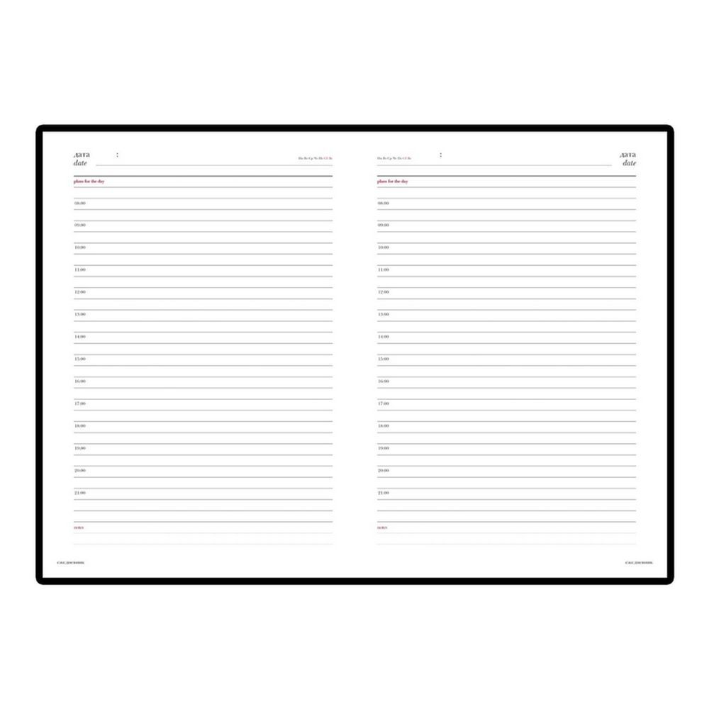 Ежедневник недатированный  А5+, 136л, VELVET розовый 