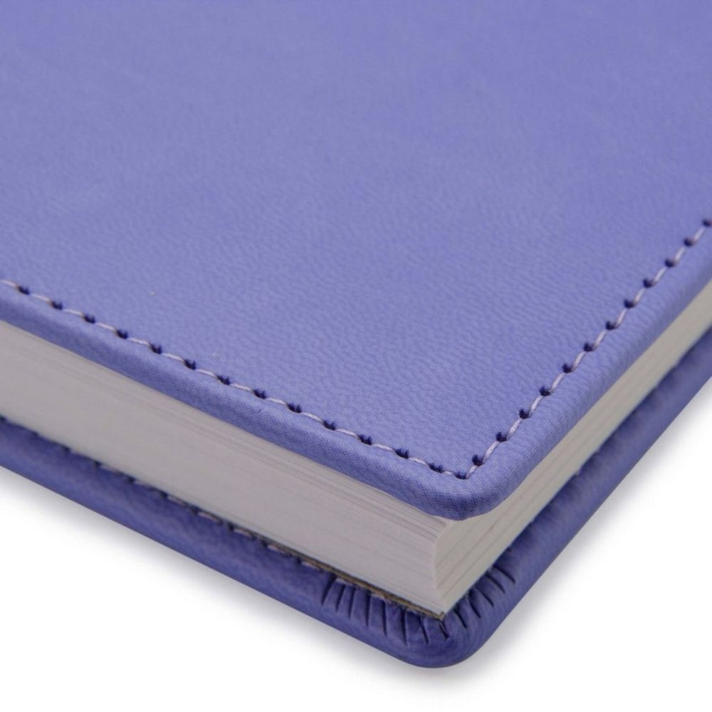 Ежедневник недатированный А5+, 136л, VELVET сиреневый