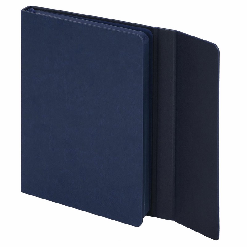 Ежедневник недатированный А5 (148х218 мм) GALANT "Magnetic", кожзам, магнитный клапан, 160 л., синий