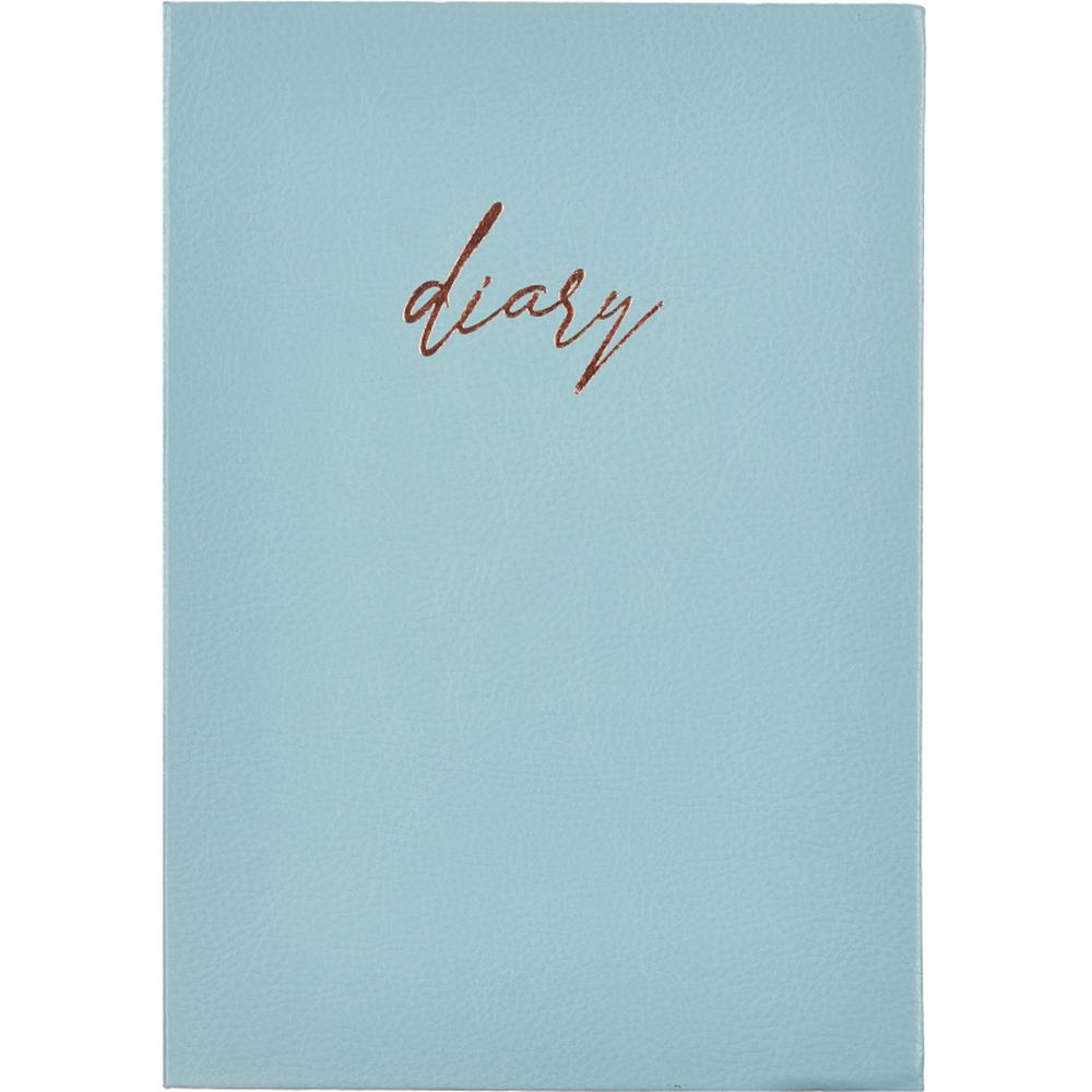 Ежедневник недатированный А5, 136л, Attache голубой