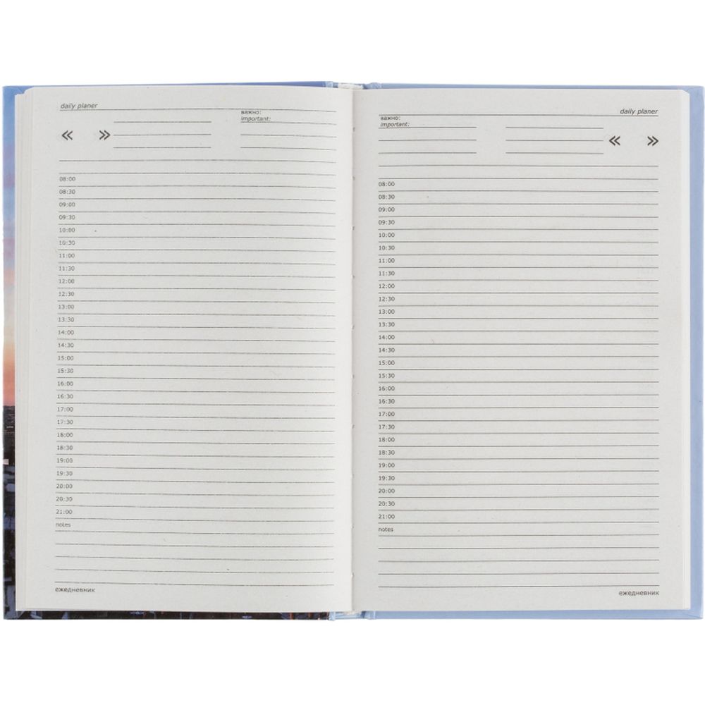 Ежедневник недатированный 7БЦ, А5, 128л Attache Economy, Европ.город