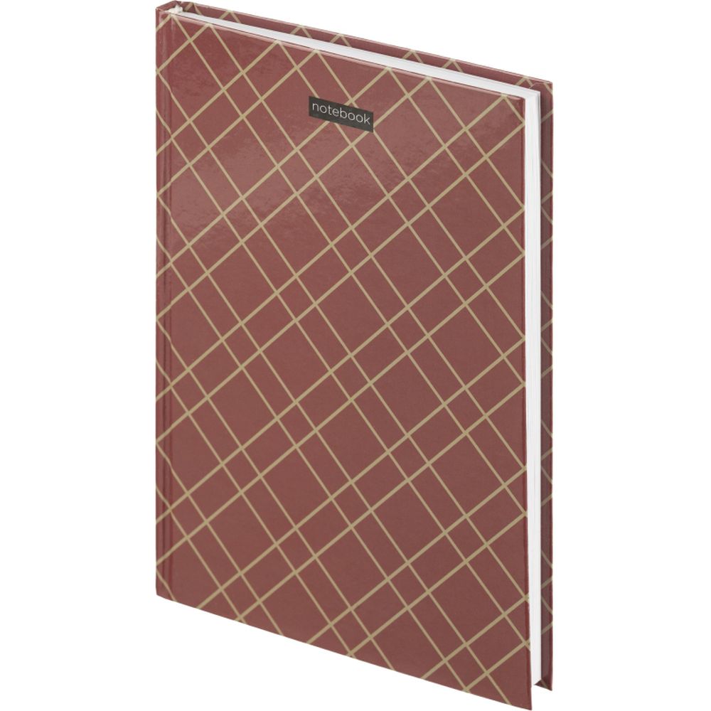 Ежедневник недатированный 7БЦ, пленка глянц, А5, 128л Attache, бордовый