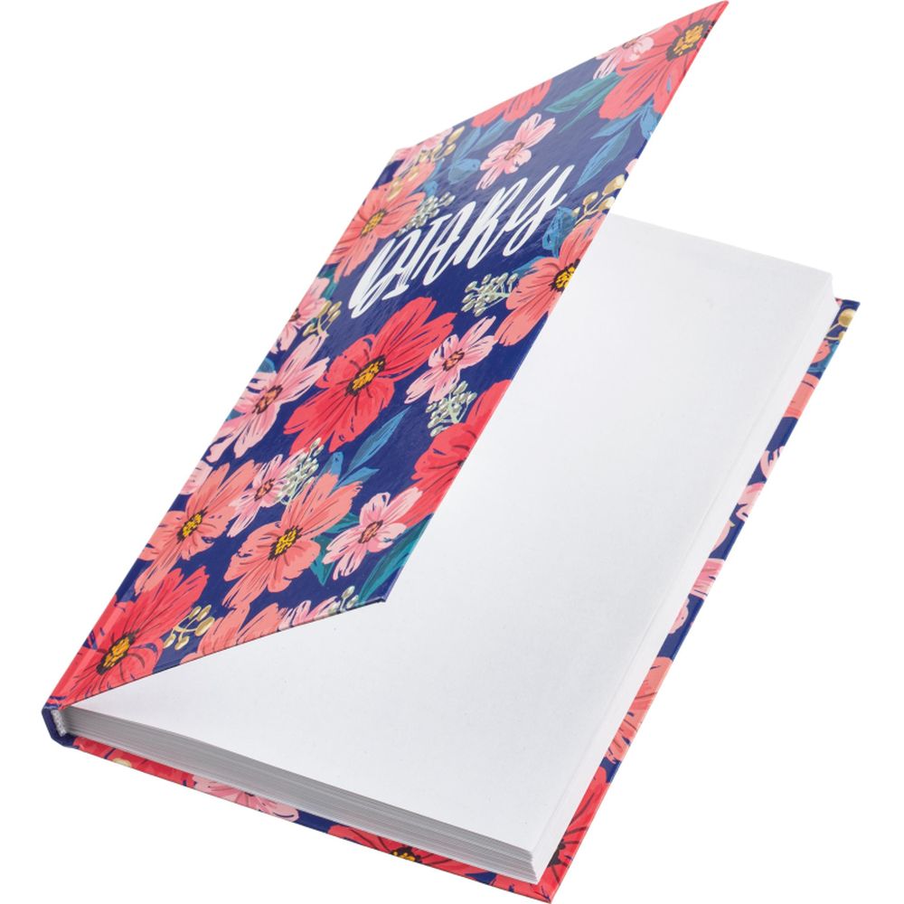 Ежедневник недатированный 7БЦ, пленка глянц, А5, 128л Attache, Цветы