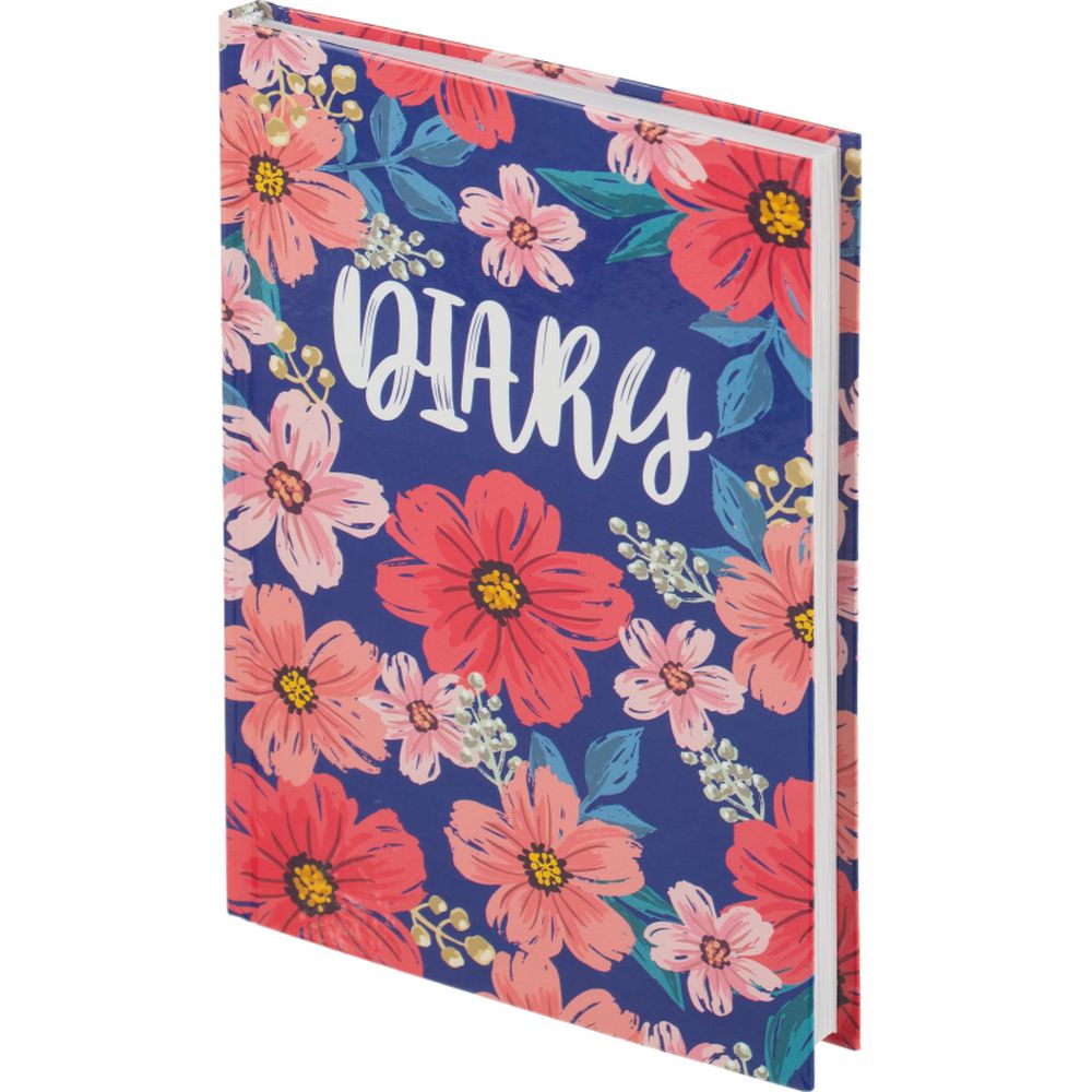 Ежедневник недатированный 7БЦ, пленка глянц, А5, 128л Attache, Цветы