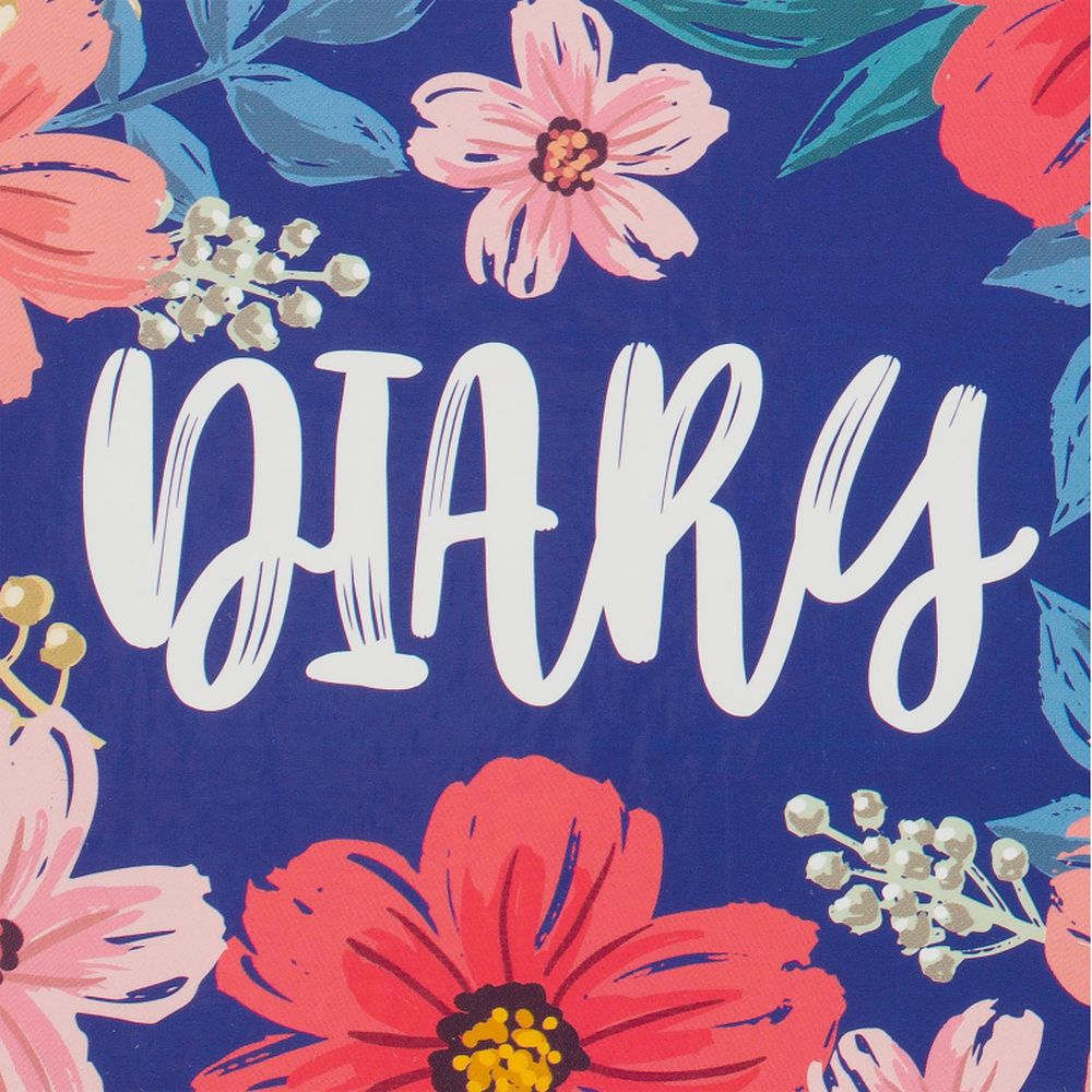 Ежедневник недатированный 7БЦ, пленка глянц, А5, 128л Attache, Цветы