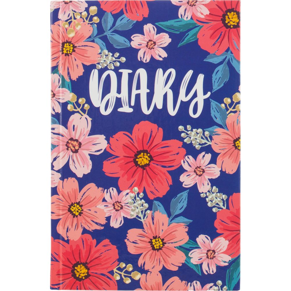 Ежедневник недатированный 7БЦ, пленка глянц, А5, 128л Attache, Цветы