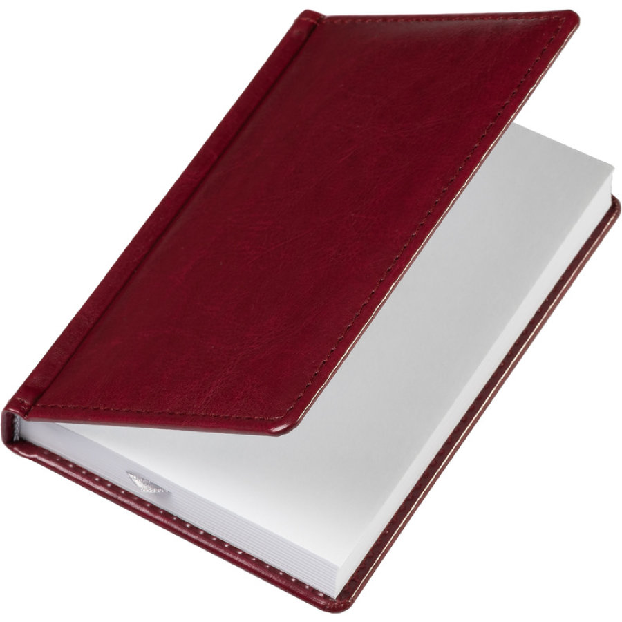 Ежедневник недатированный бордо, А6, 100x150, 320стр, Agenda