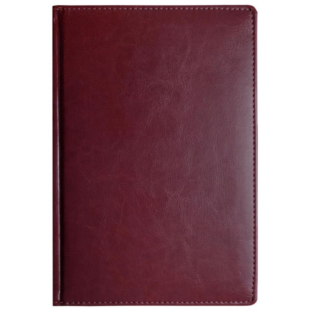 Ежедневник недатированный бордо, А5, 148x218, 352стр, Agenda