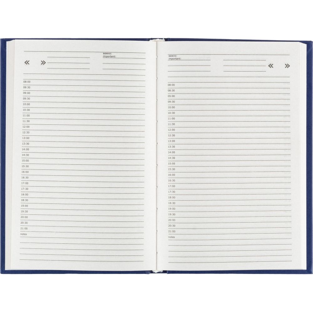 Ежедневник недатированный Attache Economy, бумвинил, синий, А5, 128х200мм, 160л