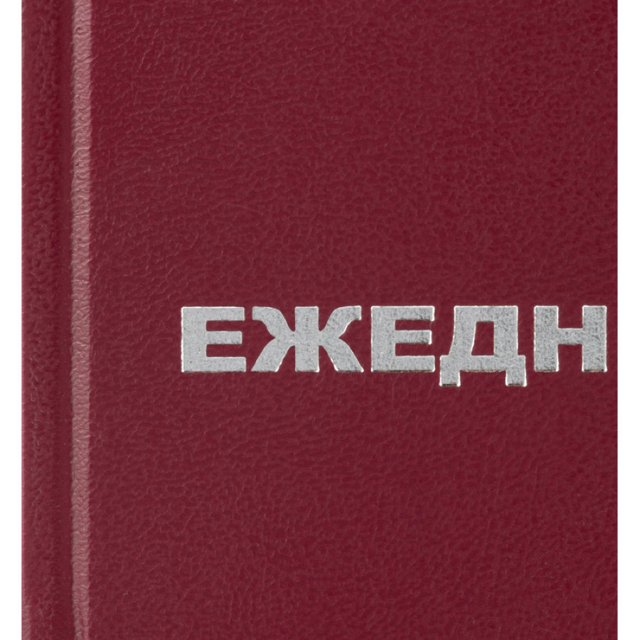 Ежедневник недатированный Attache Economy, бумвинил, бордо, А5, 128х200мм, 160л