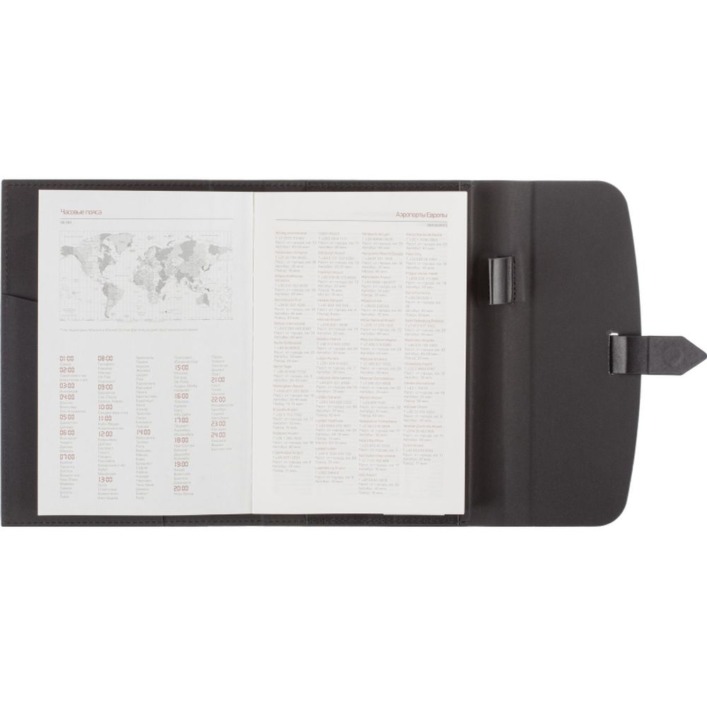 Ежедневник недатированный А5 175x235 мм Senate черный 272 стр.
