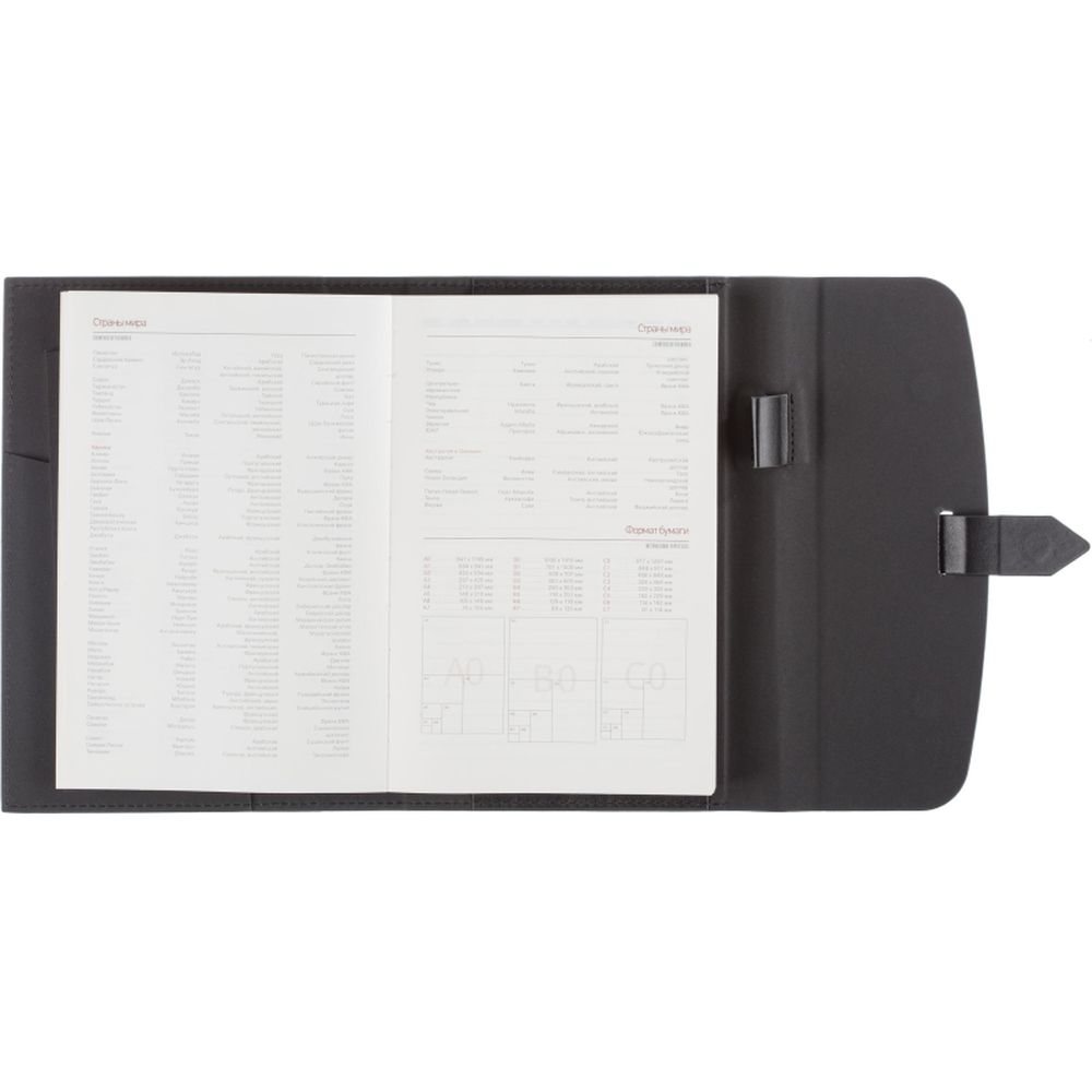 Ежедневник недатированный А5 175x235 мм Senate черный 272 стр.