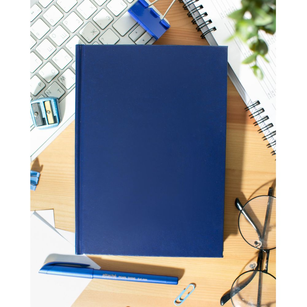 Ежедневник недат А5 150 х 210 мм Ideal New синий 272 стр.