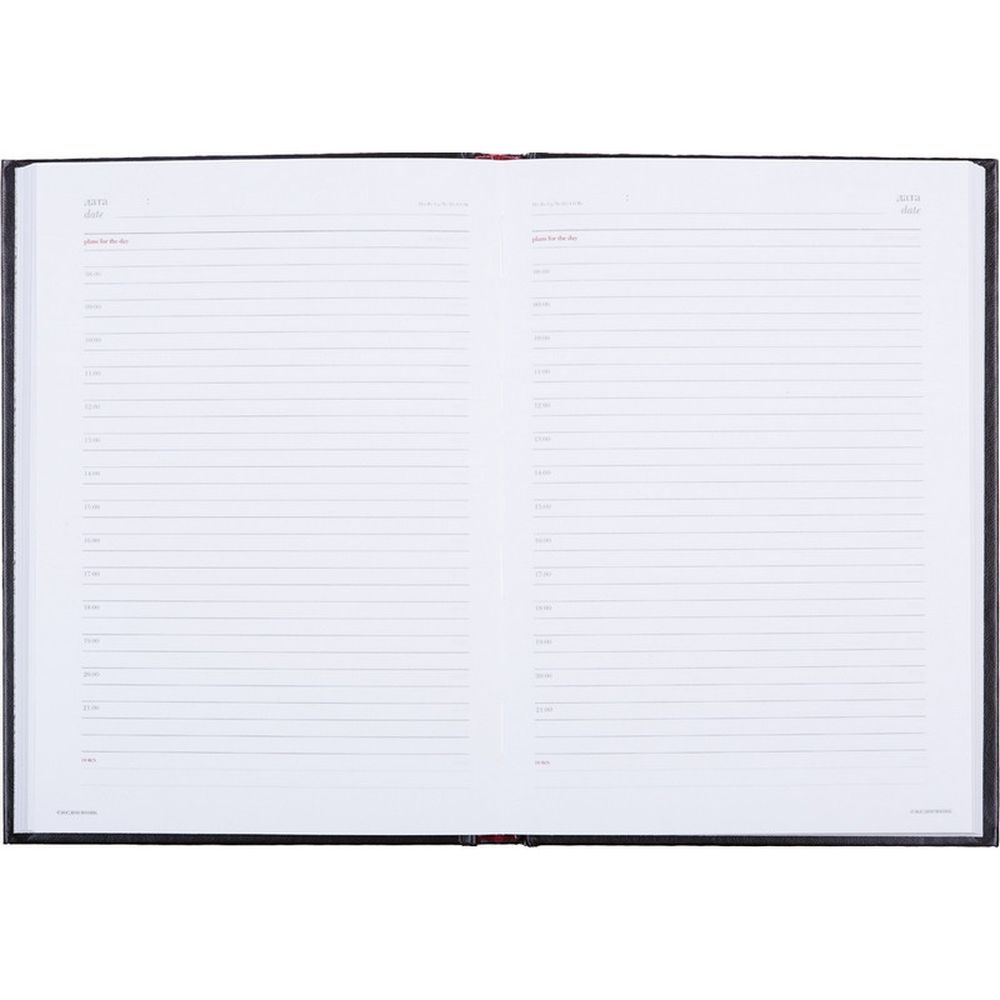 Ежедневник недат А5 150 х 210 мм Ideal New черный 272 стр.