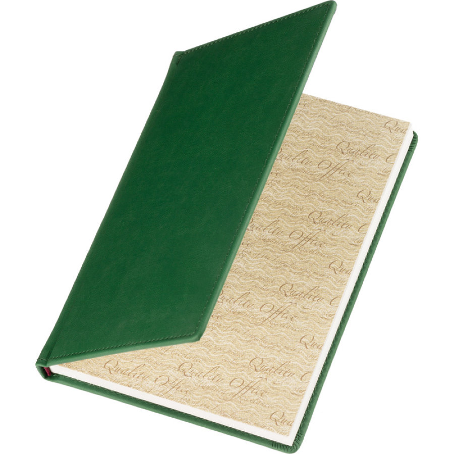 Ежедневник недат. А5+, 145х205, Velvet зеленый, 272 стр.