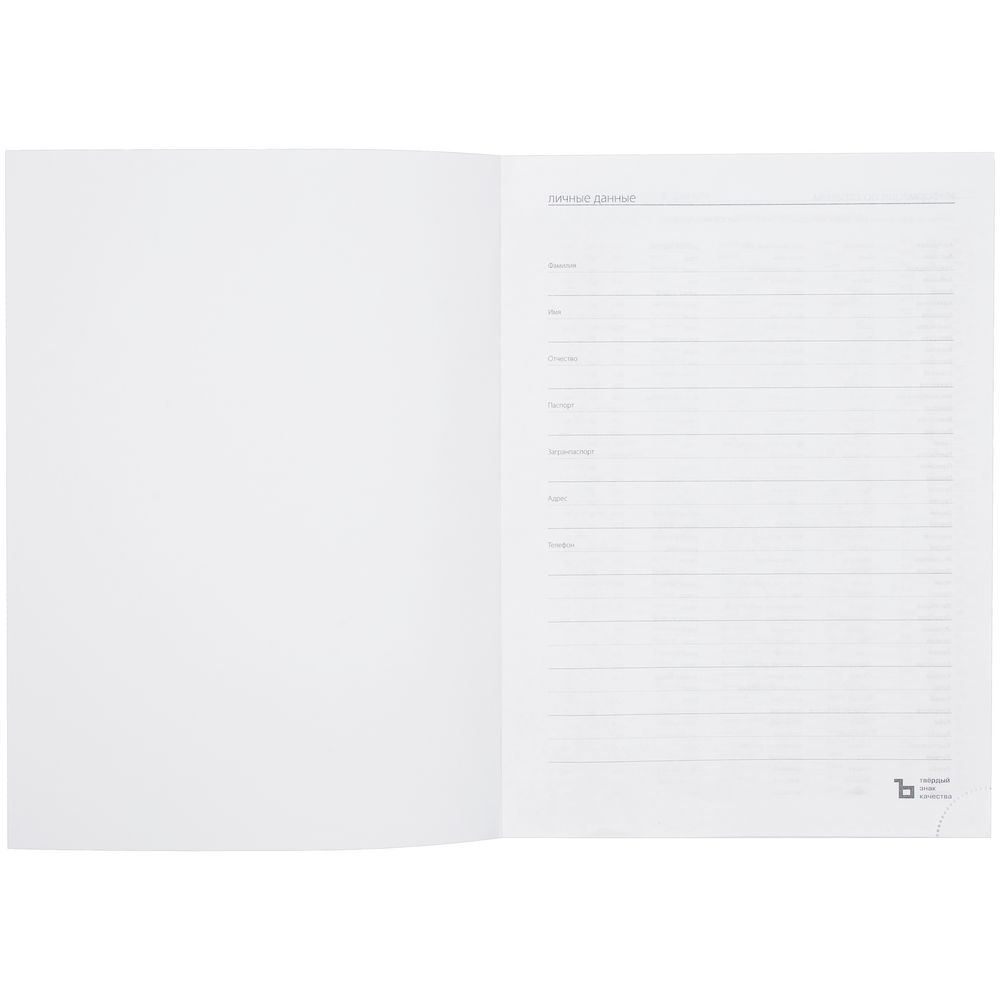 Ежедневник Latte недатированный черный