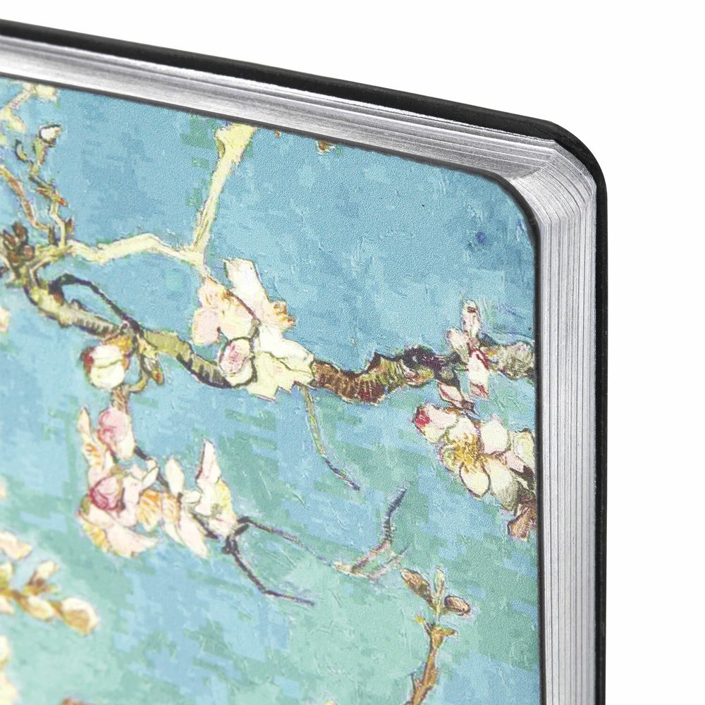 Ежедневник недатированный А5 (138х213 мм), BRAUBERG VISTA, под кожу, гибкий, 136 л., "Van Gogh", Дизайн 1