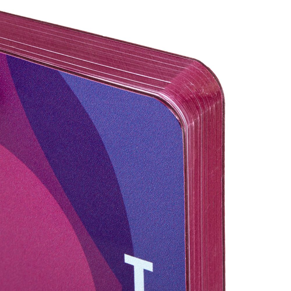 Ежедневник недатированный А5 (138х213 мм), BRAUBERG VISTA, под кожу, гибкий, 136 л., "Ultraviolet"