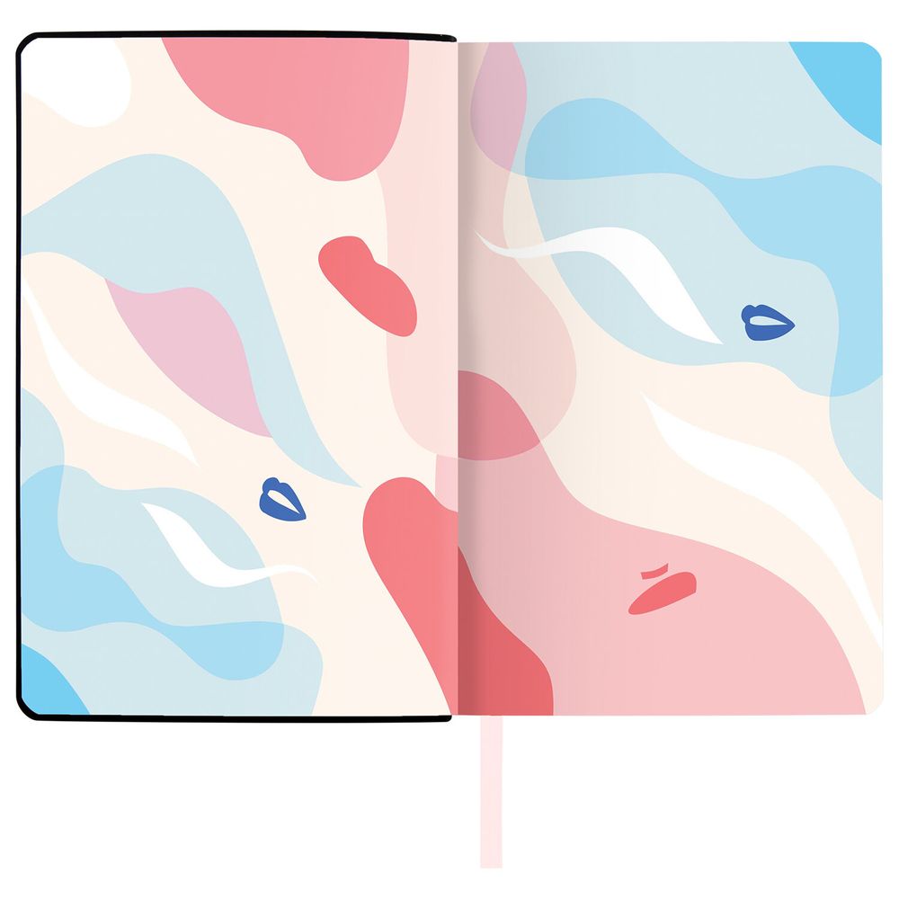 Ежедневник недатированный А5 (138х213 мм), BRAUBERG VISTA, под кожу, гибкий, 136 л., "Enigma"