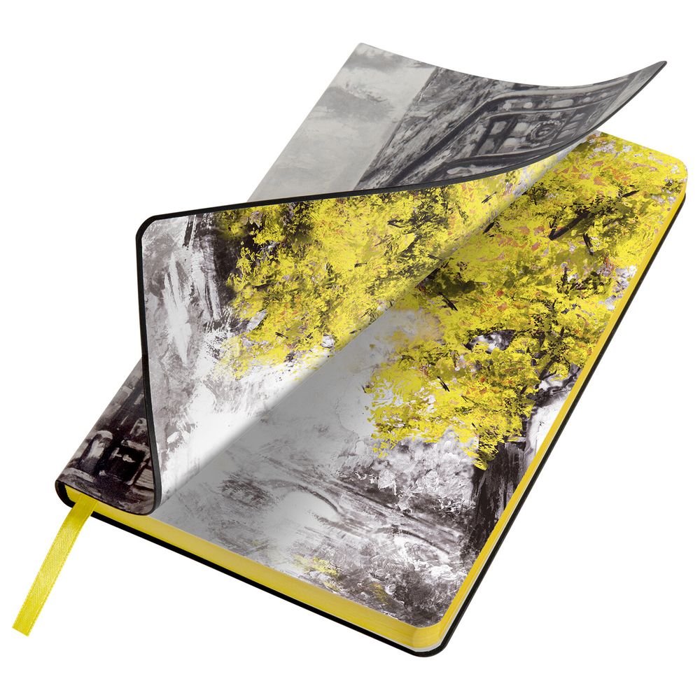 Ежедневник недатированный А5 (138х213 мм), BRAUBERG VISTA, под кожу, гибкий, 136 л., "Old New York"