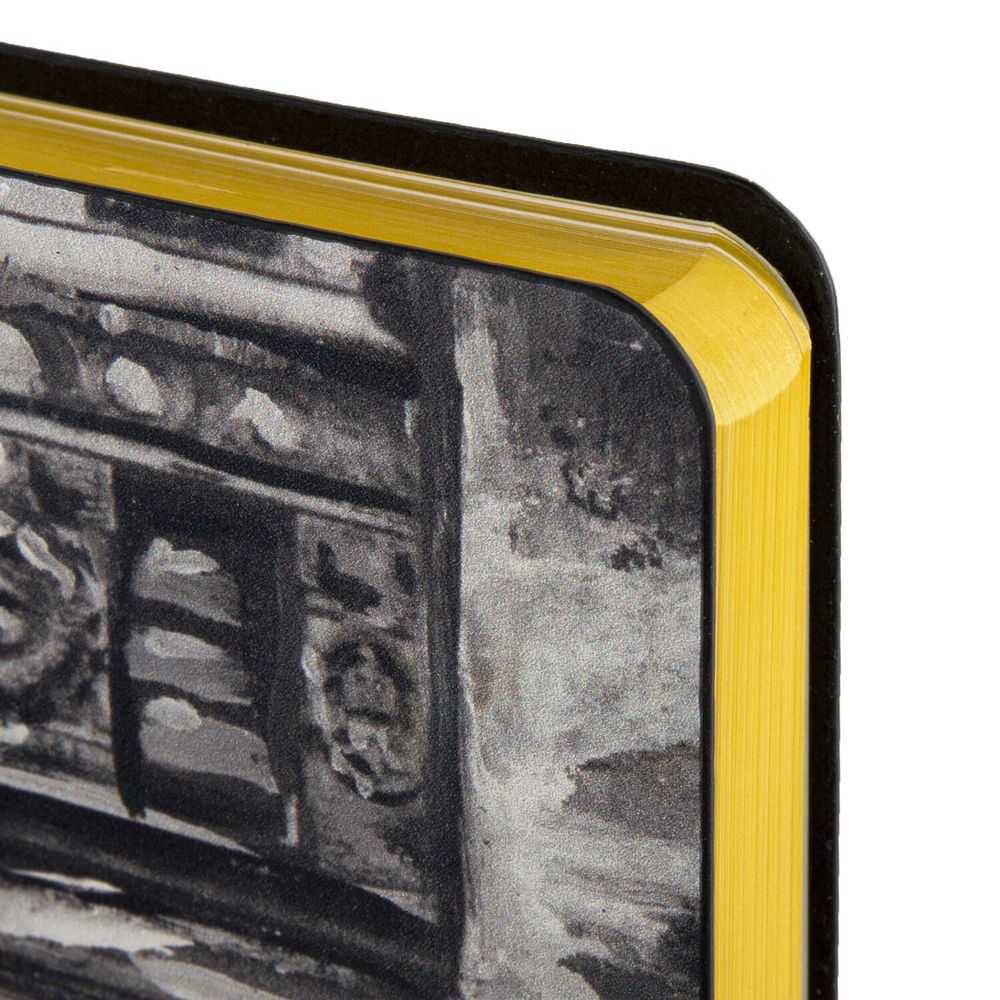 Ежедневник недатированный А5 (138х213 мм), BRAUBERG VISTA, под кожу, гибкий, 136 л., "Old New York"