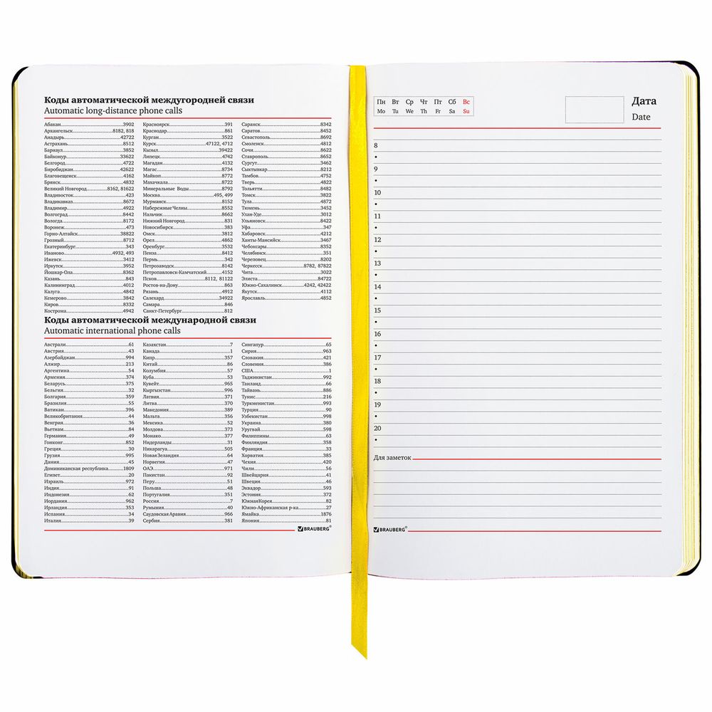 Ежедневник недатированный А5 (138х213 мм), BRAUBERG VISTA, под кожу, гибкий, 136 л., "Old New York"